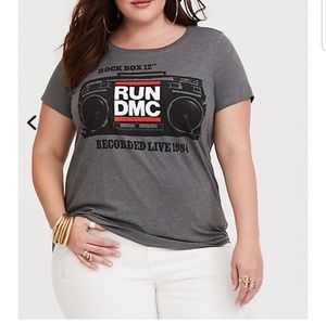 ****SOLD****Torrid RUN dmc crew